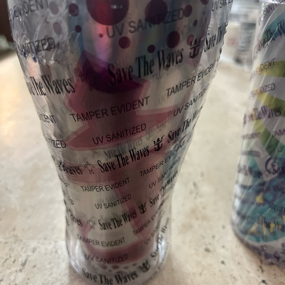 NEW SEALED Royal Caribbean Save The Waves Coca Cola Tumblers Lot Of 3 - Picture 4 of 7
